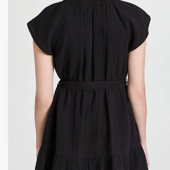 Xirena Sunset Black  Jude Slubbed Cotton Dress Size Xs - Picture 2 of 3